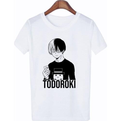 My Hero Academia Anime Kawaii T Shirt Women Boku No Hero Cartoons Graphic Tees Female Harajuku Summer Short Sleeve Cute T-shirt