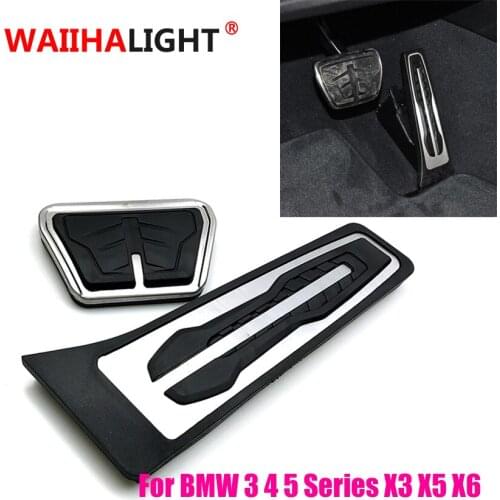 1 Pair Gas Brake Pedal Cover Set For Bmw X3 X4 X5 X6 2 3 4 5 6 7 Series F15 F16 F22 F25 G20 F30 G30 G11 G01 G02 G05