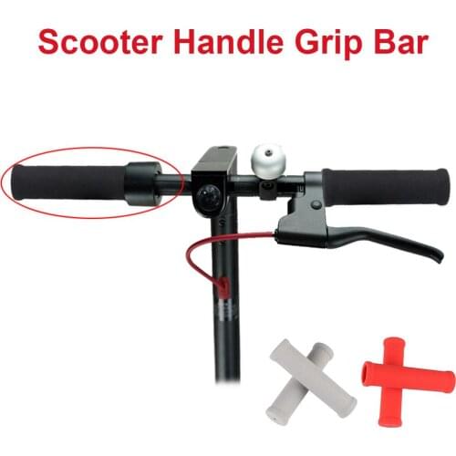 2PCS For Xiaomi Mijia M365 Electric Scooter Handle Grip Rubber Protective Covers Non-slip Bar Sleeve Scooter Cycling Accessories
