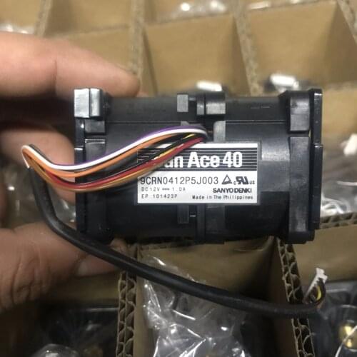 For SanAce40 9CRN0412P5J003 12V 1.0a 4cm 4056 8-Line Server Fan