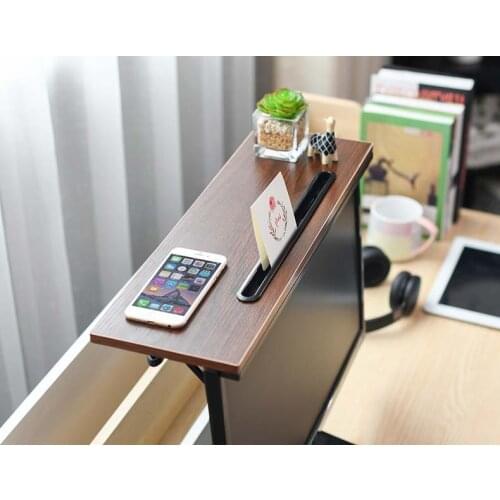 Free Punch Office Computer Rack Simple Desk Plant Shelf Indoor Wood Flower Stand PC Monitor Rack Desk Space Expansion