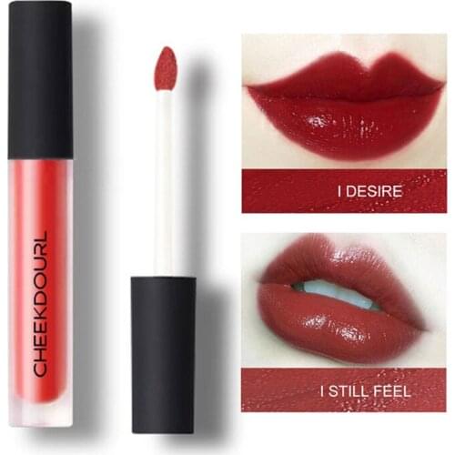 CHEEKDOURL Womens Fashion Liquid Matte Lipstick Velvet Lipgloss Nude Makeup Matte Velvet Natural Moisturizer Lip Glosses