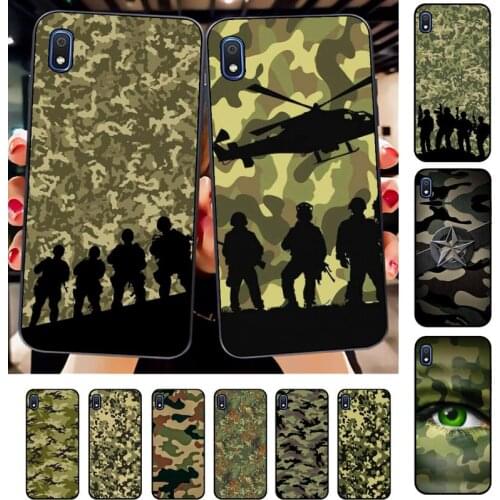 TOPNBLJ Camouflage Military Phone Case for Samsung A30s 51 71 10 70 20 40 20s 31 10s A7 A8 2018