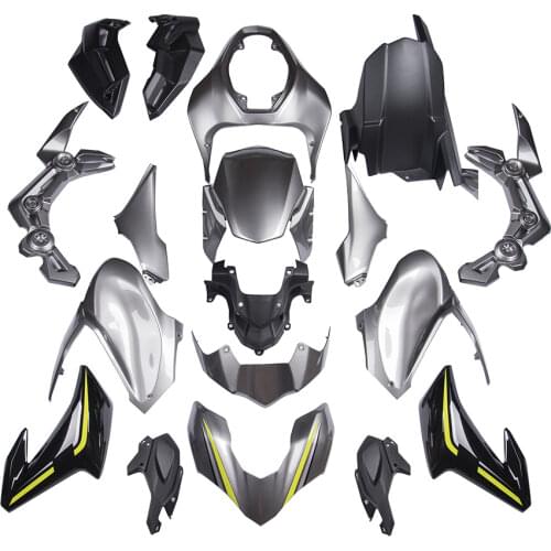 Black Injection Fairing Bodywork Kit Gas Tank Side Trim Cover Panel for 2017 2018 2019 Kawasaki Z900 ZR900 Z 900 Motorcyle Parts