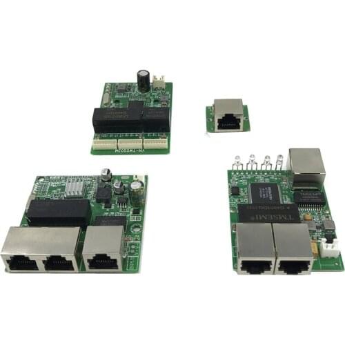 3 port 10/100/1000 m Gigabit switch module is widely used in LED line contact port mini switch module PCBA Motherboard