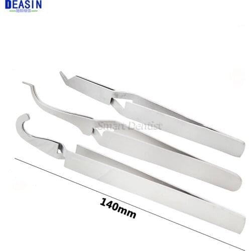 Good Quality Dental mouth tweezers orthodontic brackets clamp tweezers dental tools dentistry equipments dental supply