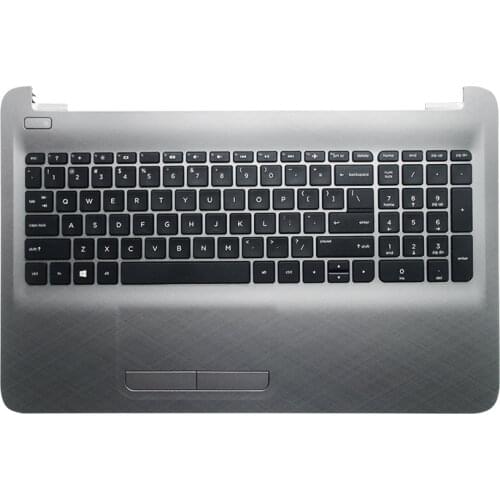 New Laptop Topcase Palmrest Upper Cover Keyboard housing For hp 15-AC 15-BA 15-BN 15-AY 15-AF TPN-C125 C126