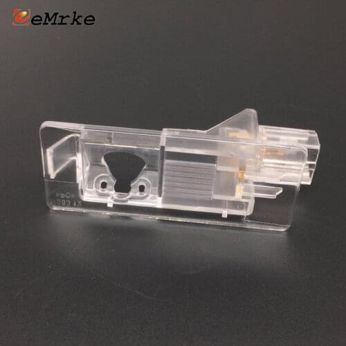 EEMRKE Car Camera Bracket License Plate Lights Housing Mount for Renault Symbol Megane Lodgy Latitude Duster Captur Modus FL