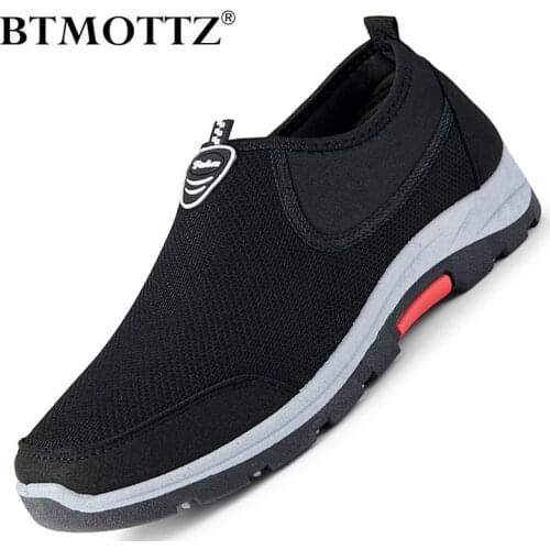 Summer Mesh Mens Casual Shoes Lightweight Sneakers Men Breathable Slip on Mens Loafers Outdoor Walking Shoes Zapatillas Hombre