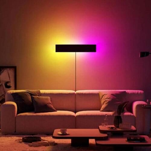Creativity RGB Remote Control Wall Lamp LED Dining Room Lighting Colorful Bedroom Bedside Living Room Decoration Wall Light