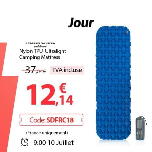 Nylon TPU Sleeping Pad Lightweight Moisture-proof Air Mattress Portable Inflatable Mattress Camping Mat NH19Z032-P Naturehik