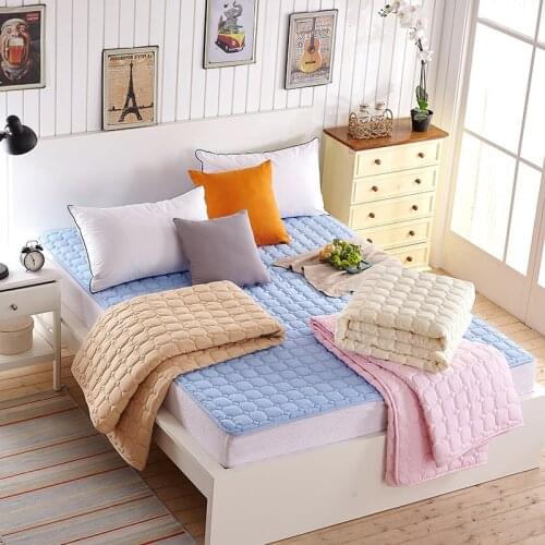 Thick Warm Foldable Single Or Double Student Dormitory Mattress Fashion NEW Topper Quilted Bed