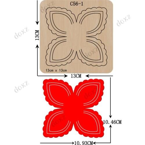 New Flower basket Wooden die Scrapbooking C-56-1 Cutting Dies