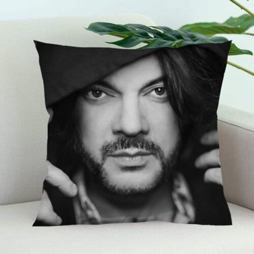 Filipp Kirkorov Pillow Cover Bedroom Home Office Decorative Pillowcase Square Zipper Pillow Cases Satin Soft