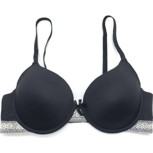 Sexy Fashion New Style Lace Padded Push Up Underwire Underwear Lingerie Brassiere Bra Bralette Plus Size chest Brest 36/80 B