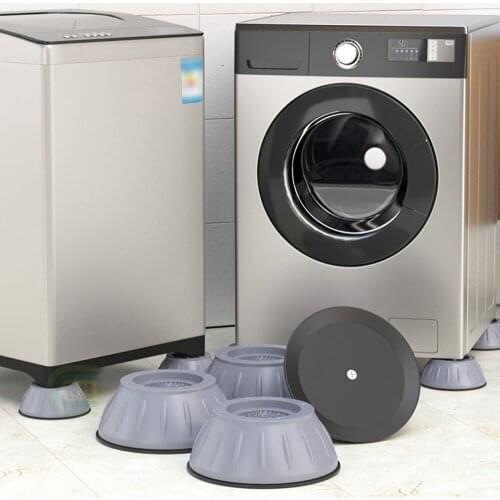 Anti Vibration Feet Pads Washing Machine Rubber Mats Non-Slip Floor Mats Shock-Proof Fixed Adjustable Pads Furniture Protectors