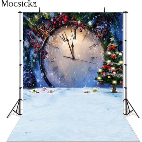 Christmas Photography Backdrops Snow Scene Snowflake Happy New Year Photo Studio Photographic Background Props