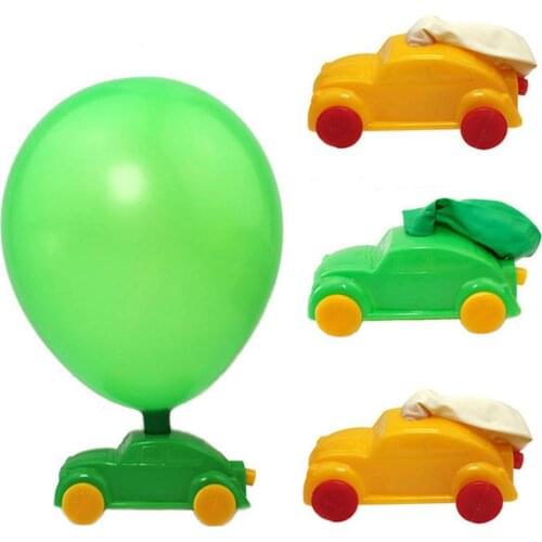 DIY Balloon Car Funny Toys Children Science Experiment Educational Equipment