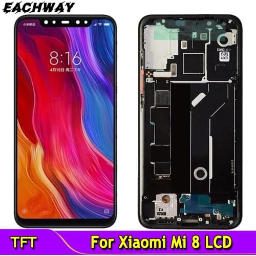 New Screen For Xiaomi Mi 8 LCD MI8 Display Digitizer Assembly Touch Screen Replacement Parts TFT For Xiaomi Mi8 LCD Mi 8 Display