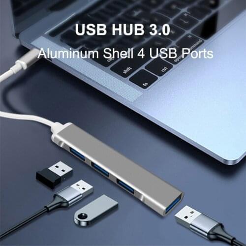 USB HUB 3.0 4 USB Ports OTG Type-c USB 2.0 Multi Splitter Adapter 4in1 For Computer PC Phone For USB Devices For Xiaomi Macbook