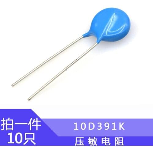 10pcs/lot 10D391K Varistor Precision ±10% Diameter of electronic component varistor 10mm 470V