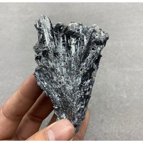 100% Natural rare Stibnite mineral specimen stones and crystals healing crystals quartz gemstones from China free shipping