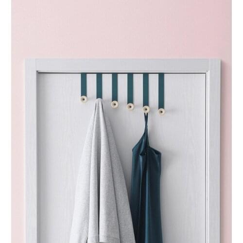 Over The Door 5 Hook Organizer Rack Door Hook Hanger Heavy-Duty Organizer Coat Towel Bag Clothes Hook