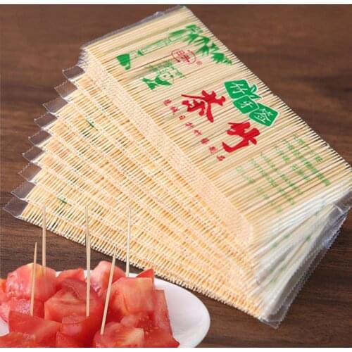 600pcs Household Toothpicks 200 Package Of Disposable Bamboo Toothpicks Double-Ended Pointed Hotel Restaurant Tools