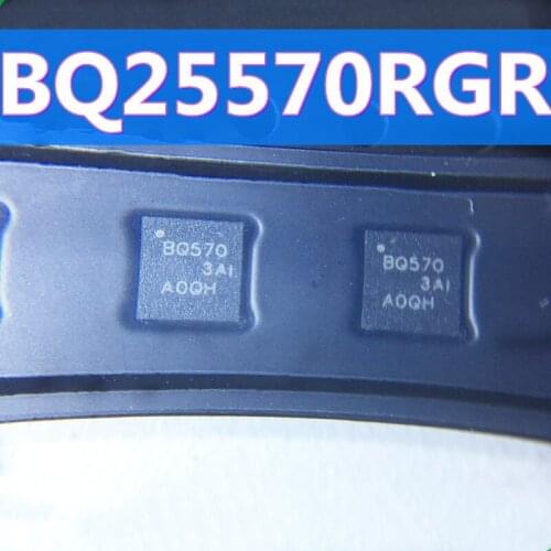 Free shipping 5PCS-20PCS/LOT Battery management chip BQ25570RGR BQ25570 silkscreen: BQ570 QFN-20