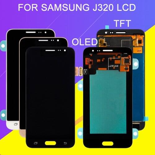Catteny For Samsung Galaxy J3 2016 LCD J320F J320M With Touch Screen Digitizer J320 Display Assembly Free Shipping