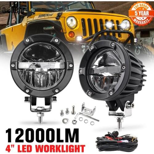 CO LIGHT Led Work Light Bar 4 Inch 4x4 Offroad Running Lights 12V 24V Car Truck SUV ATV Motorcycle Driving Light Bar 6000K 3500K