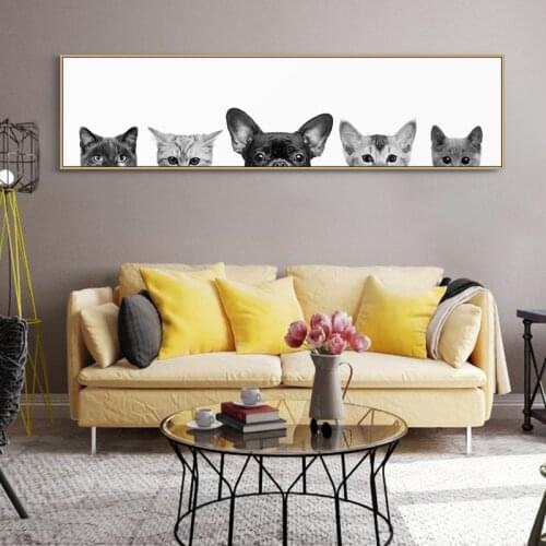 NordicModern children room decoration Picture Poster painting boys and girls bedroom head Canvas Painting Kids Wall Art Mural