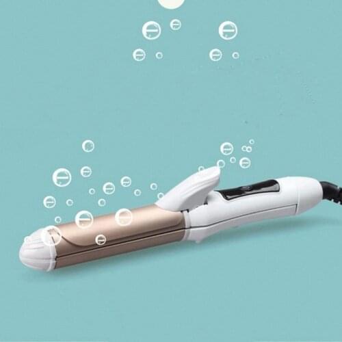 Electric Hair Curler Long Curling Tong Wand Professional Hair Curling Iron Ceramic Flat Iron EU Plug