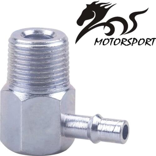 Quality Guarantee aluminum INTAKE MANIFOLD VACUUM FITTING 90 DEGREE 3/8" NPT 1/4" NIPPLE STEEL
