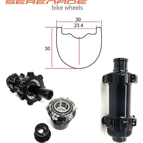 30mm deep 30mm wide carbon mountain bicycle wheelset SM049 mtb bike wheels