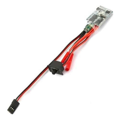 10A Brushed ESC Brake / No Brake Two Way Motor Speed Controller For 1/16 1/18 1/24 RC Car Boat Tank