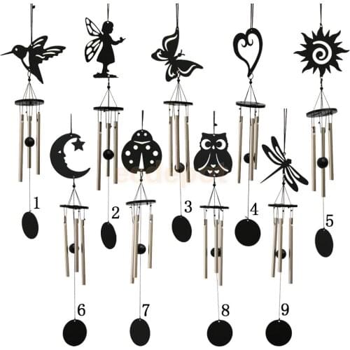Metal 3-Tube Lucky Bell Oriental Hanging Wind Chime Chinese Feng Shui Windbell Garden Home Decor