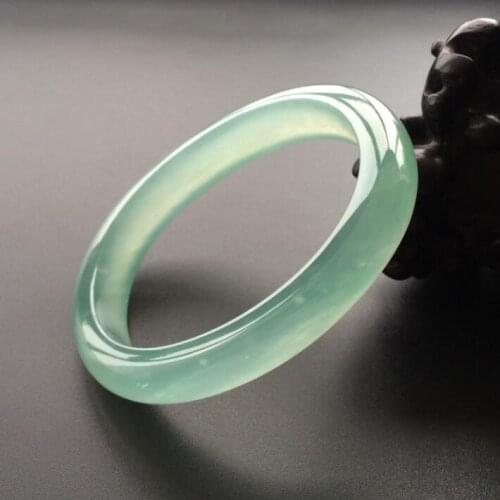 Natural authentic jade bracelet womens luxury A grade female childrens authentic pulseira bransoletka damska バングル