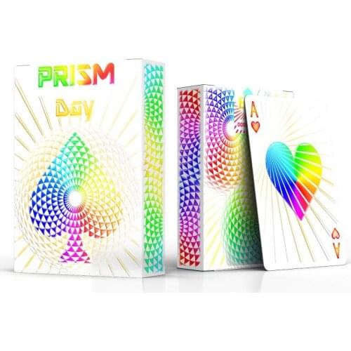 Prism: Day & Dusk Playing Cards Poker Size Deck Made in Taiwan Magic Tricks