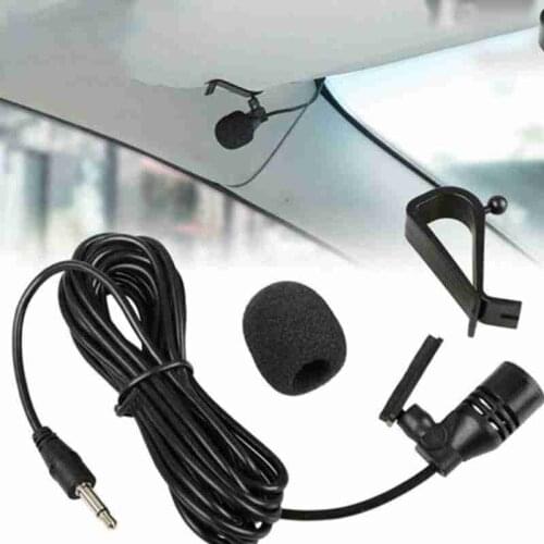 3m Professionals Car Audio Microphone 3.5mm Clip Jack Plug Mic Stereo Mini Wired External Microphone For Auto DVD Radio Hot sale