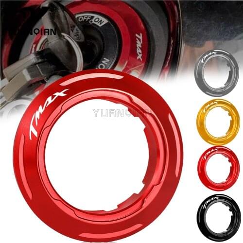T-MAX 530 With LOGO Motorcycle Ignition Switch Cover Key Switch Protector Ring FOR YAMAHA TMAX530 TMAX 530 2013-2015 T-MAX530