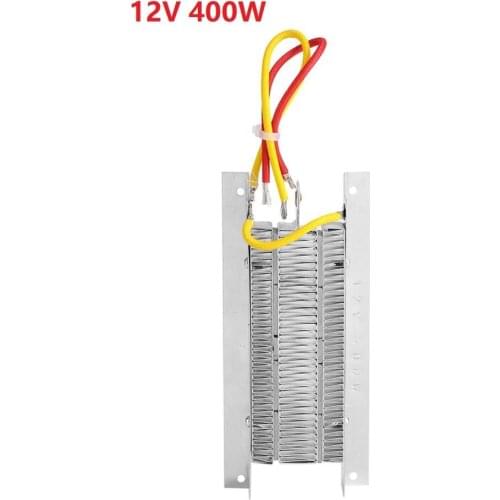 Air Heater 12V 400W Electric Ceramic Heater Thermostatic Insulation PTC Heating Element Electric Hand Heater Warmer