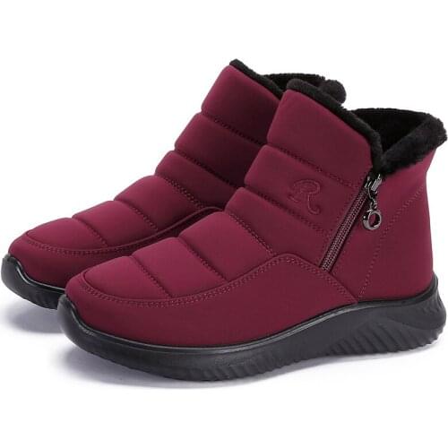 Women Boots 2020 Fashion Waterproof Snow Boots For Winter Shoes Women Casual Lightweight Ankle Botas Mujer Warm Winter Boots