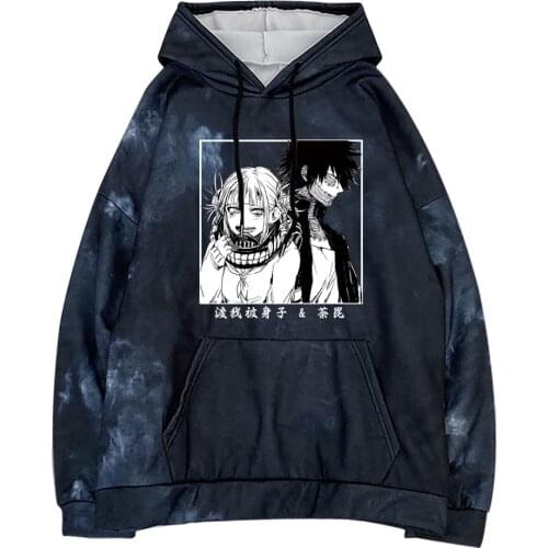 Women Fashion Hoodies Boku No Hero Academia Himiko Toga Dabi Pullover Men Women Unisex Clothes Moleton