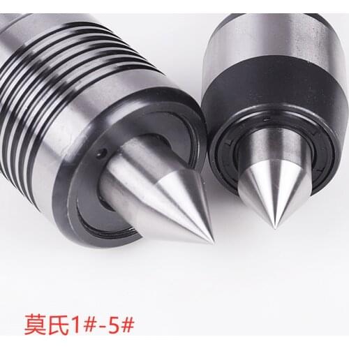 1-2-3-4-5 Morse Tailstock of Alloy Tungsten Steel Top Needle for High Precision Rotary Center Movable Thimble Lathe