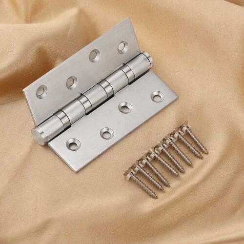 4 inch thick bearing mute interior door bathroom bedroom door swing stainless steel hinge