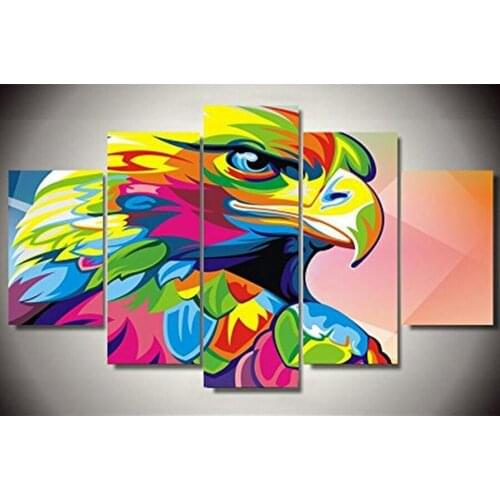 5pcs,Full Square 5D DIY Diamond Painting American eagle,color,3d,Diamond Embroidery Cross Stitch,Mosaic,stickers,Christmas,art