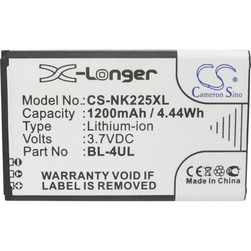 CameronSino NOKIA 3310 2017 Asha 225 New 3310 RM-1012 TA-1008 TA-1030 BL-4UL battery
