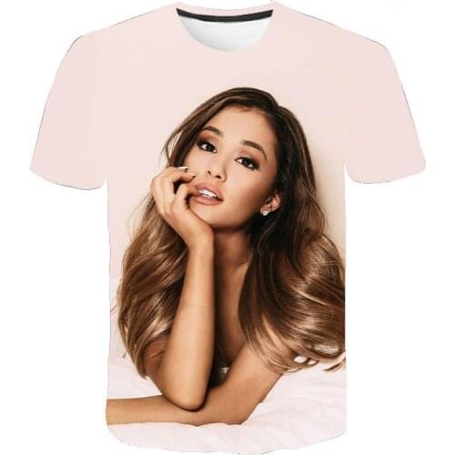 Ariana Grande Graphic T Shirts Tee Men Clothing Camisetas Tops Ropa Hombre Streetwear Camisa Masculina Koszulki Chemise Homme