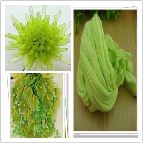Free shipping 47 colors mix shipping or only one color ship mesh flowers,nylon stocking material/ronde flower for DIY flower